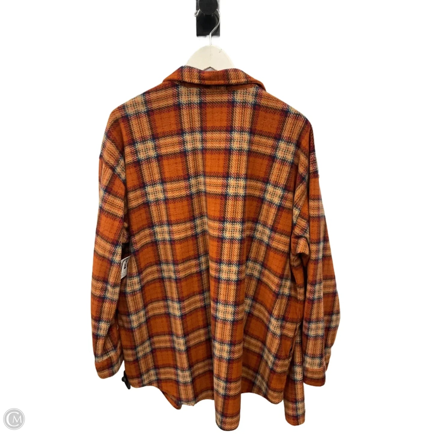 Top Long Sleeve By Maurices In Orange, Size: 1x