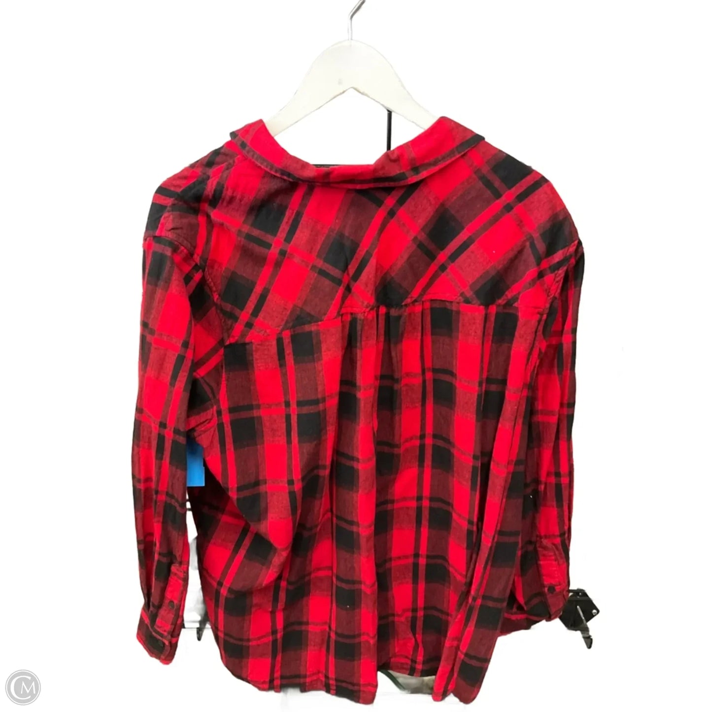 Top Long Sleeve By Time And Tru In Red, Size: Xxl