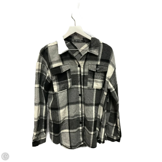 Jacket Shirt By Cmf In Black & White, Size: S