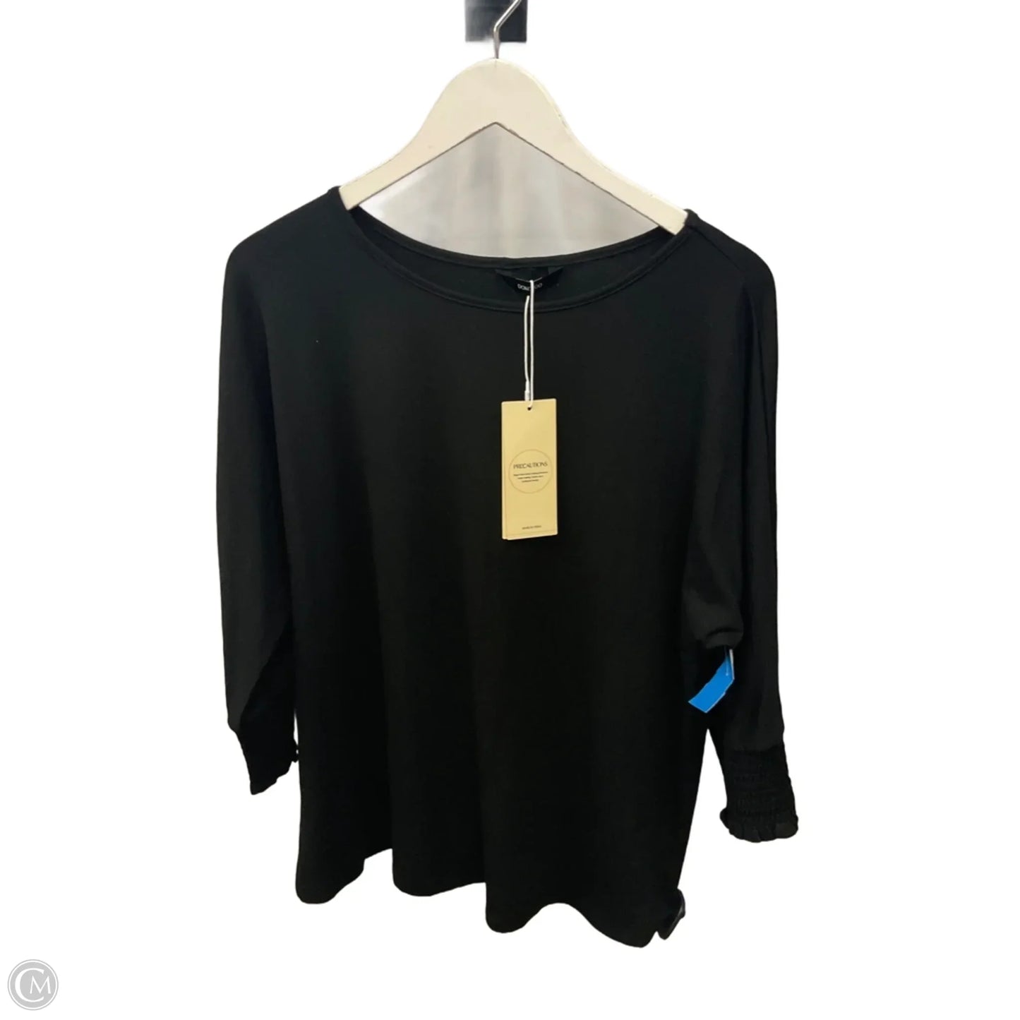 Top 3/4 Sleeve By Dokotoo In Black, Size: Xl