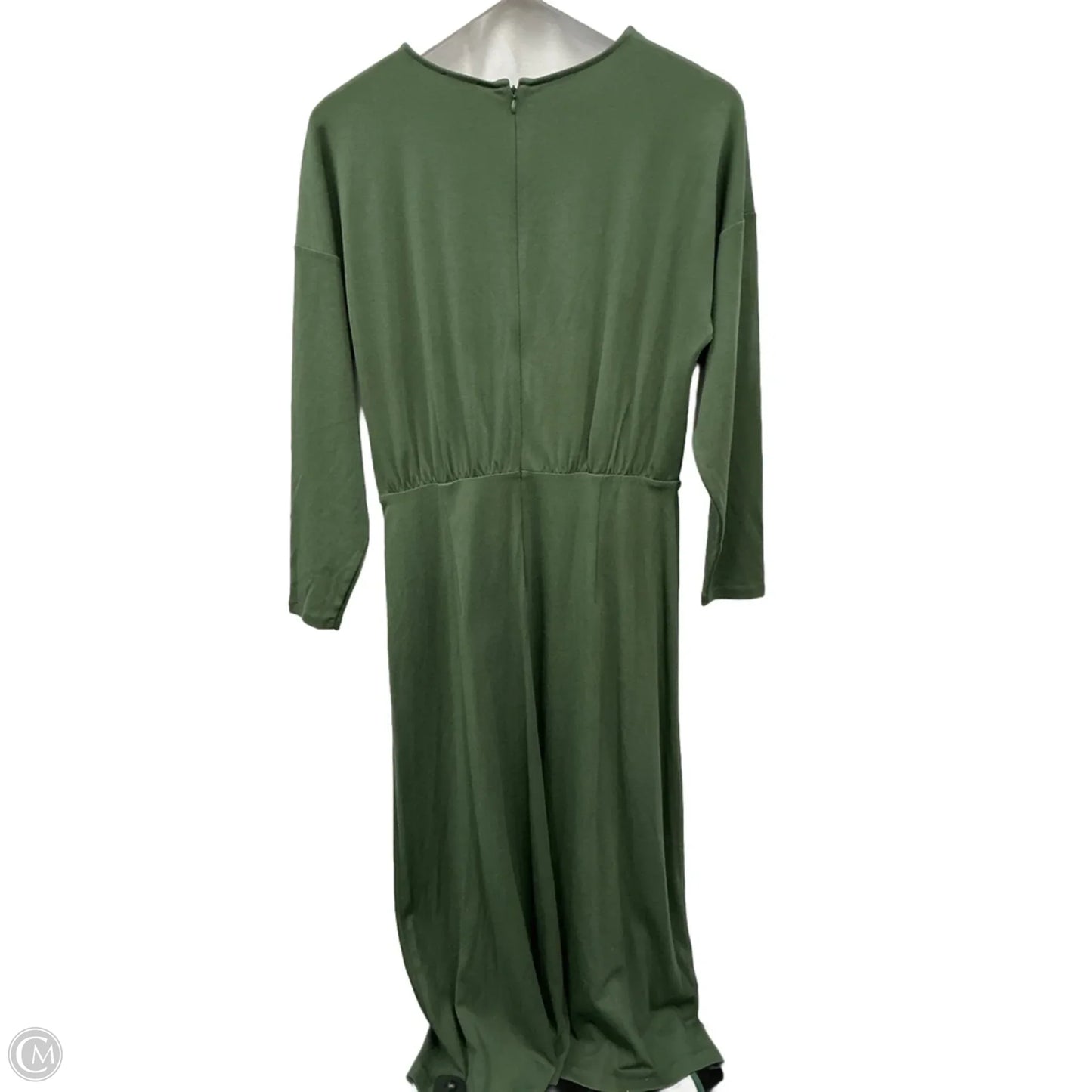 Dress Casual Midi By Ann Taylor In Green, Size: S