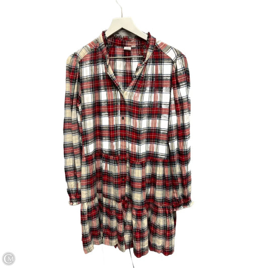 Dress Casual Short By Gap In Plaid Pattern, Size: S