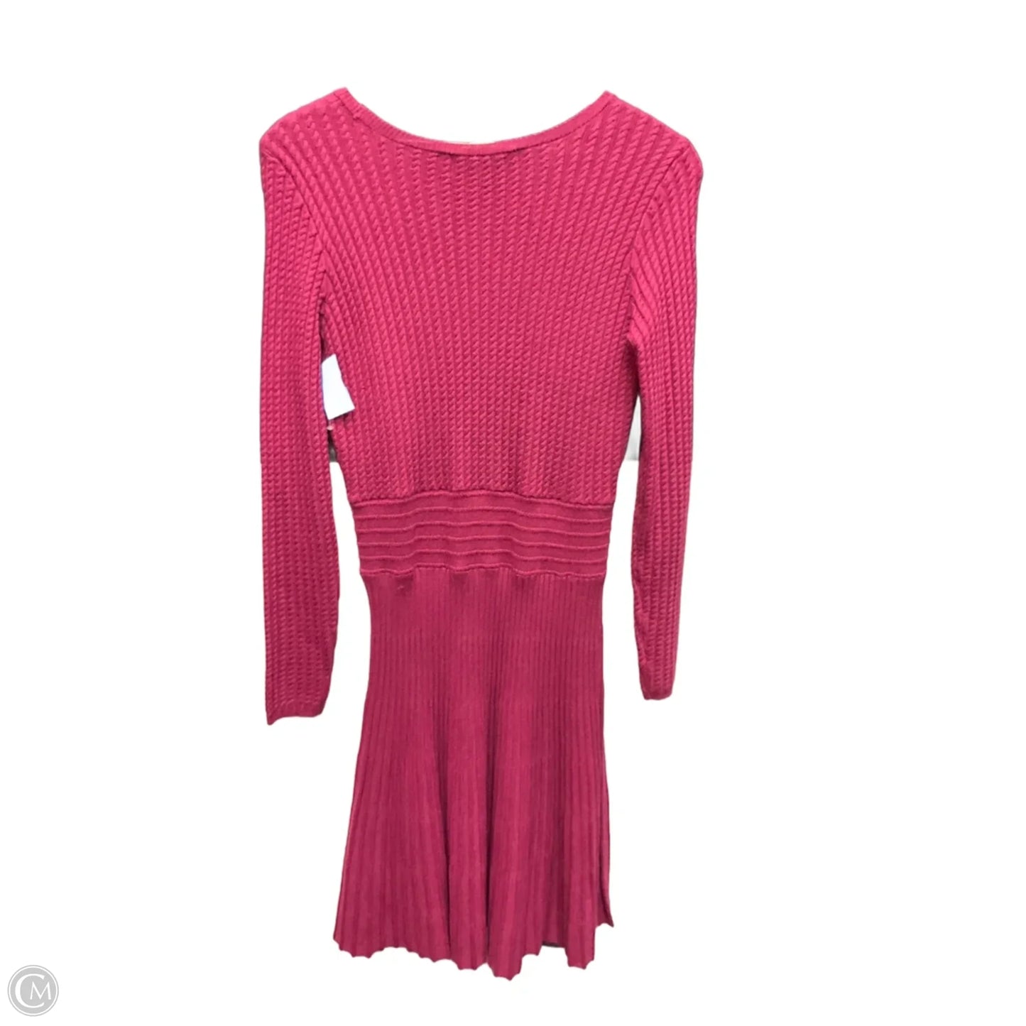 Dress Sweater By Loft In Maroon, Size: S