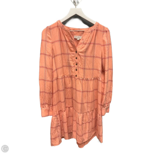 Dress Casual Short By Loft In Peach, Size: S