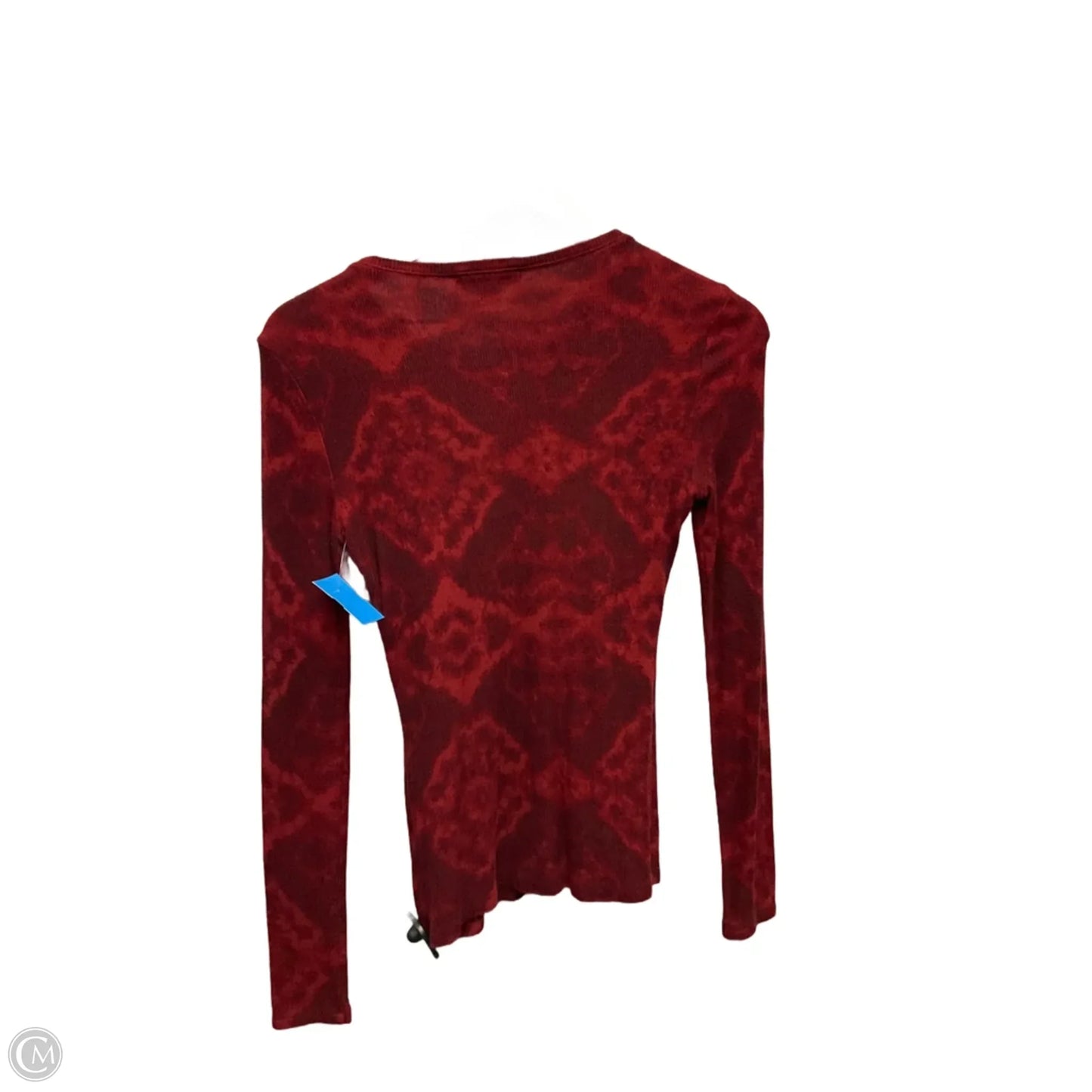 Top Long Sleeve By Inc In Red, Size: Xs