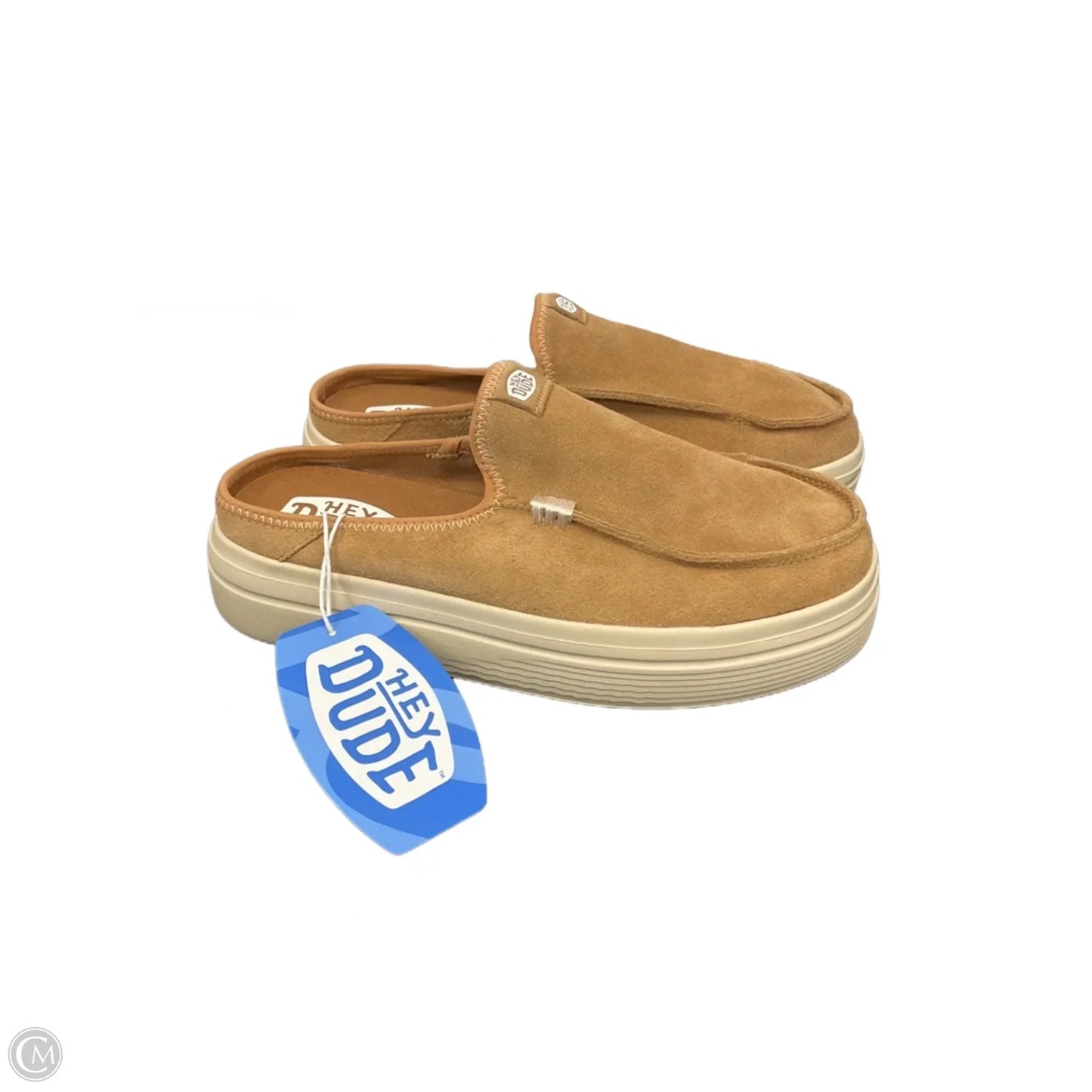 Shoes Flats By Hey Dude In Tan, Size: 8