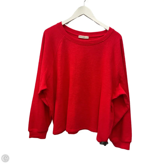 Lounge Set Pants By Zenana In Red, Size: 2x