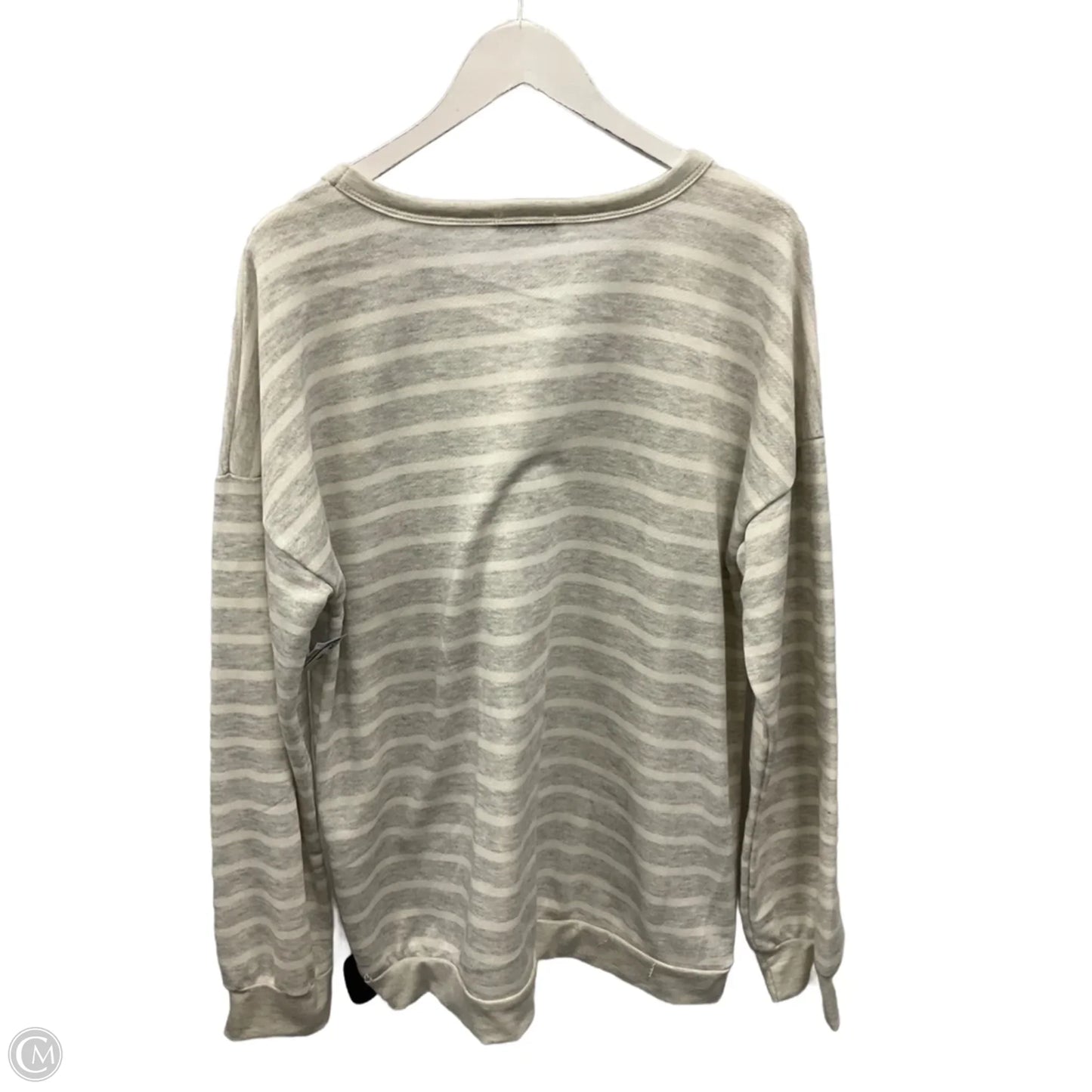Top Long Sleeve By Heimish Usa In Striped Pattern, Size: 2x