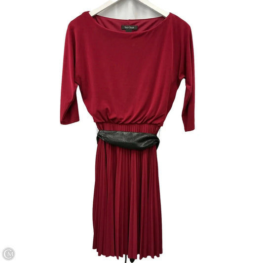 Dress Casual Midi By White House Black Market In Red, Size: 0