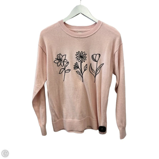 Sweater By Loft In Pink, Size: M