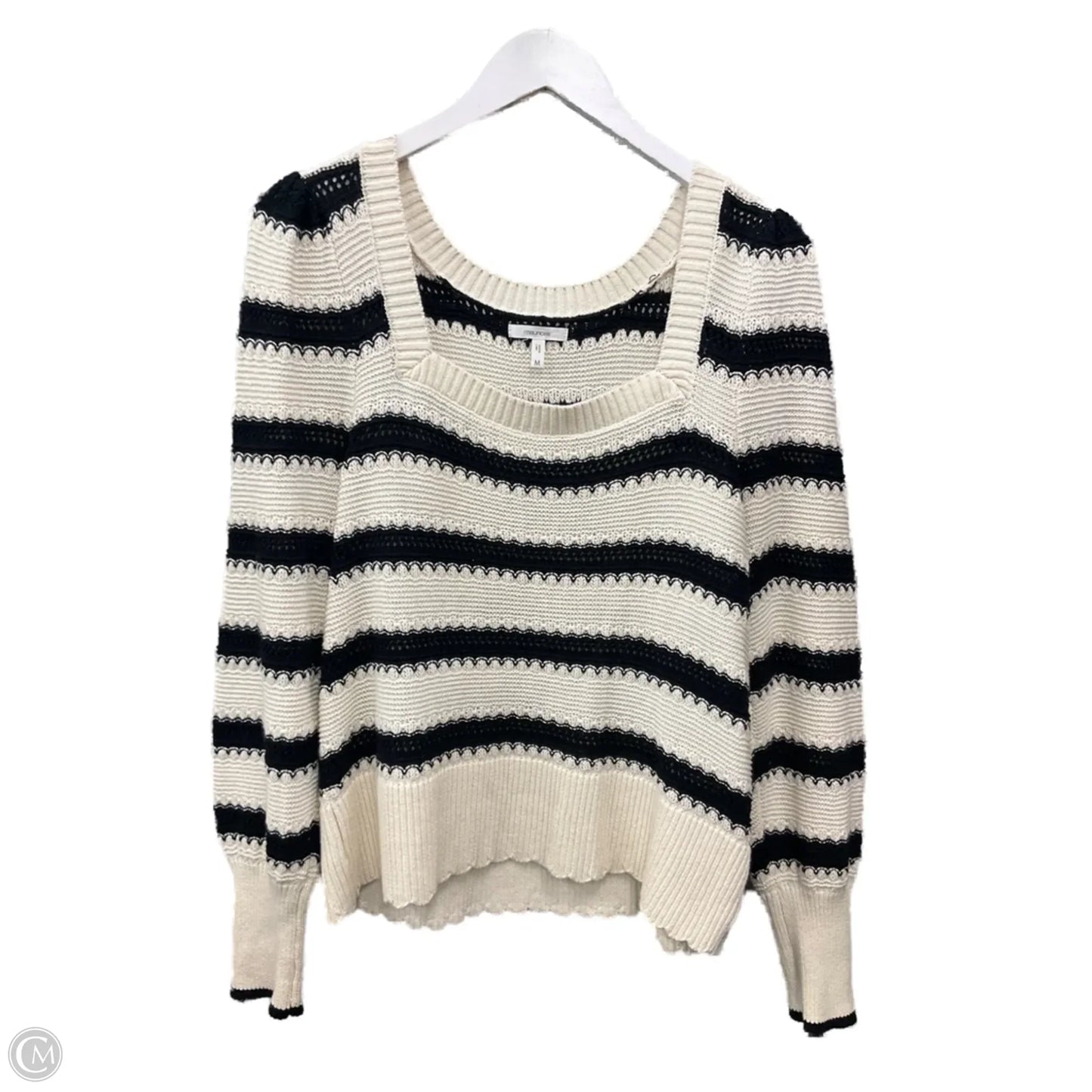 Sweater By Maurices In Cream, Size: M