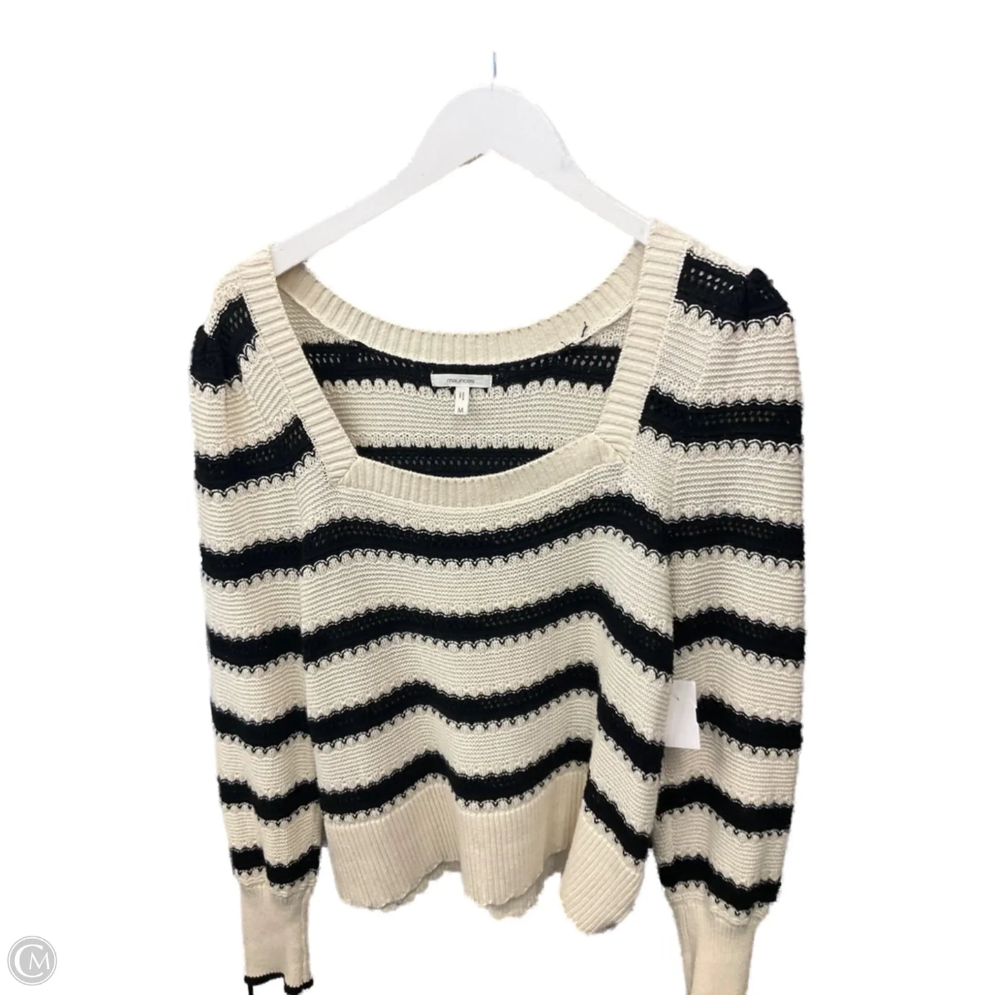 Sweater By Maurices In Cream, Size: M