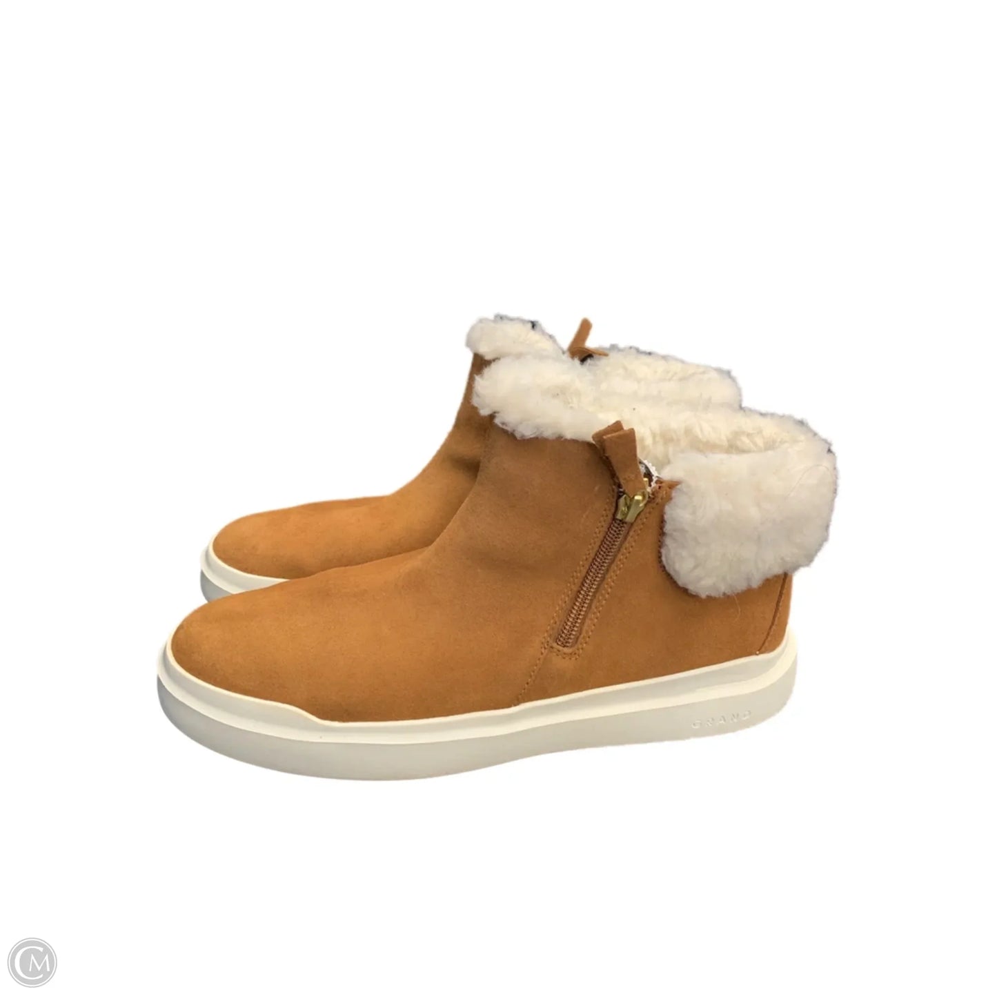 Boots Ankle Flats By Cole-haan In Tan, Size: 10.5