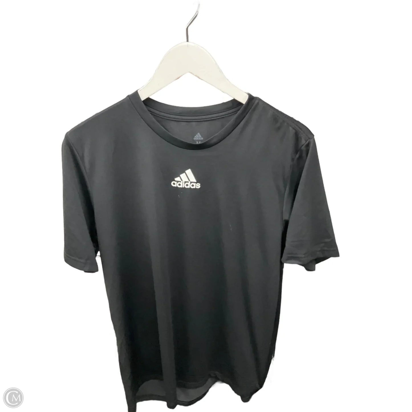 Top Short Sleeve By Adidas In Black, Size: M