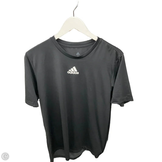 Top Short Sleeve By Adidas In Black, Size: M