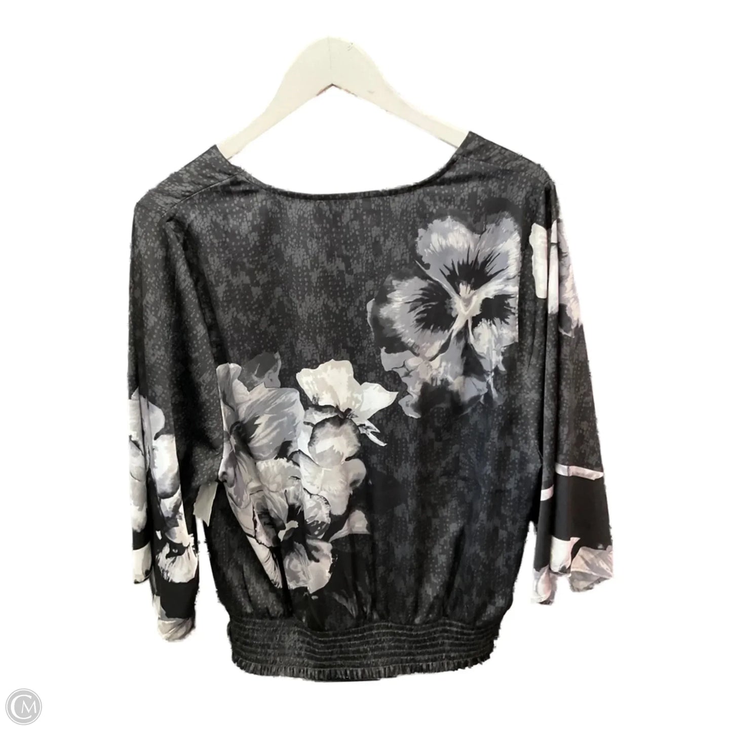 Top Long Sleeve By White House Black Market In Black, Size: M