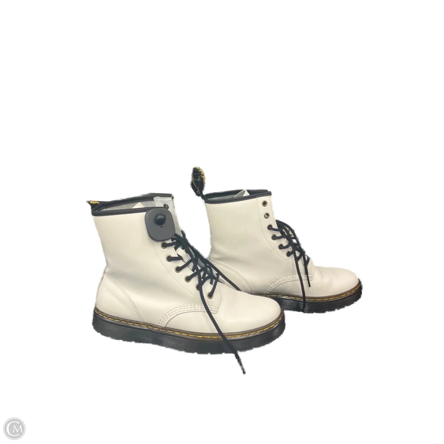 Boots Combat By Dr Martens In White, Size: 8