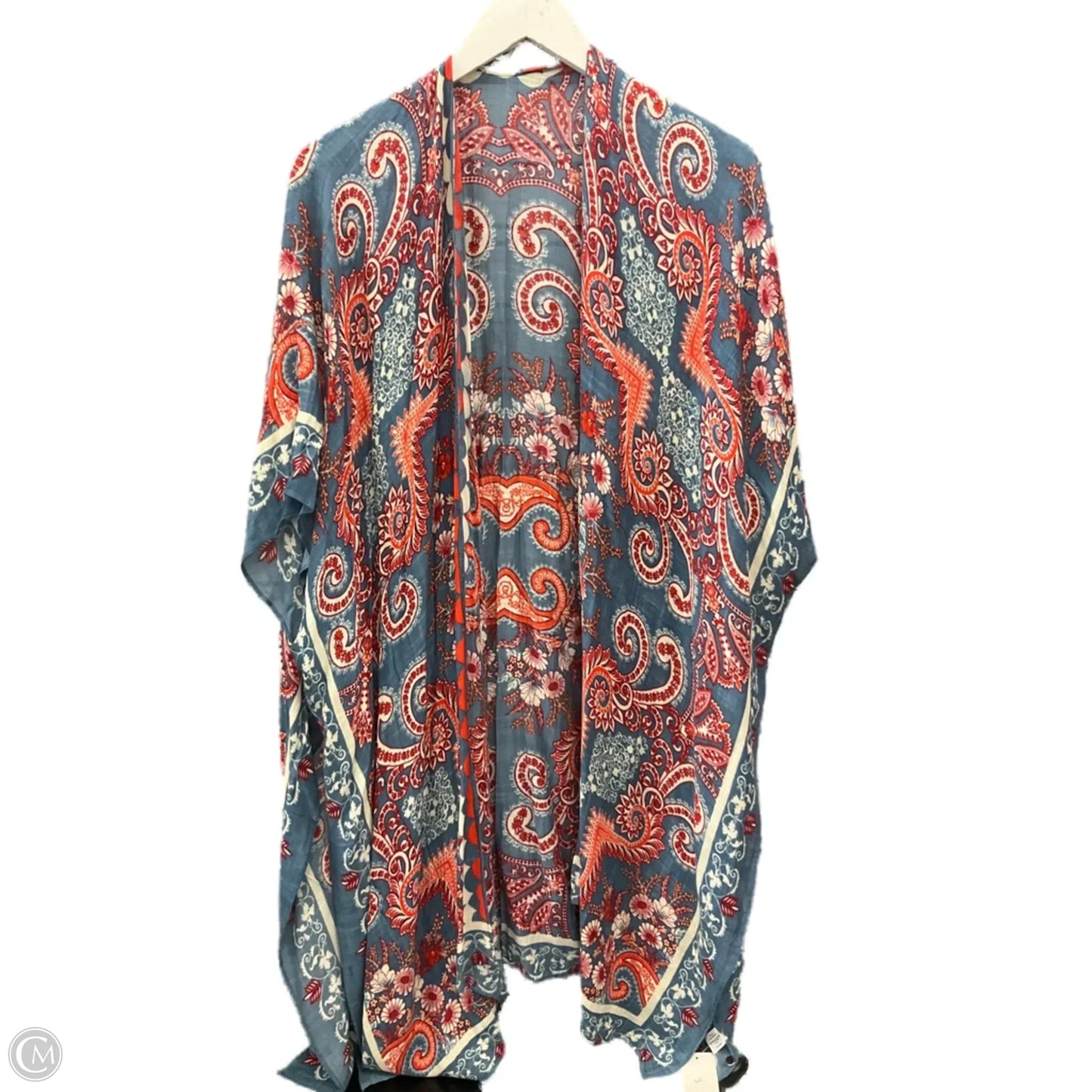 Top Short Sleeve By Clothes Mentor In Blue, Size: 2x