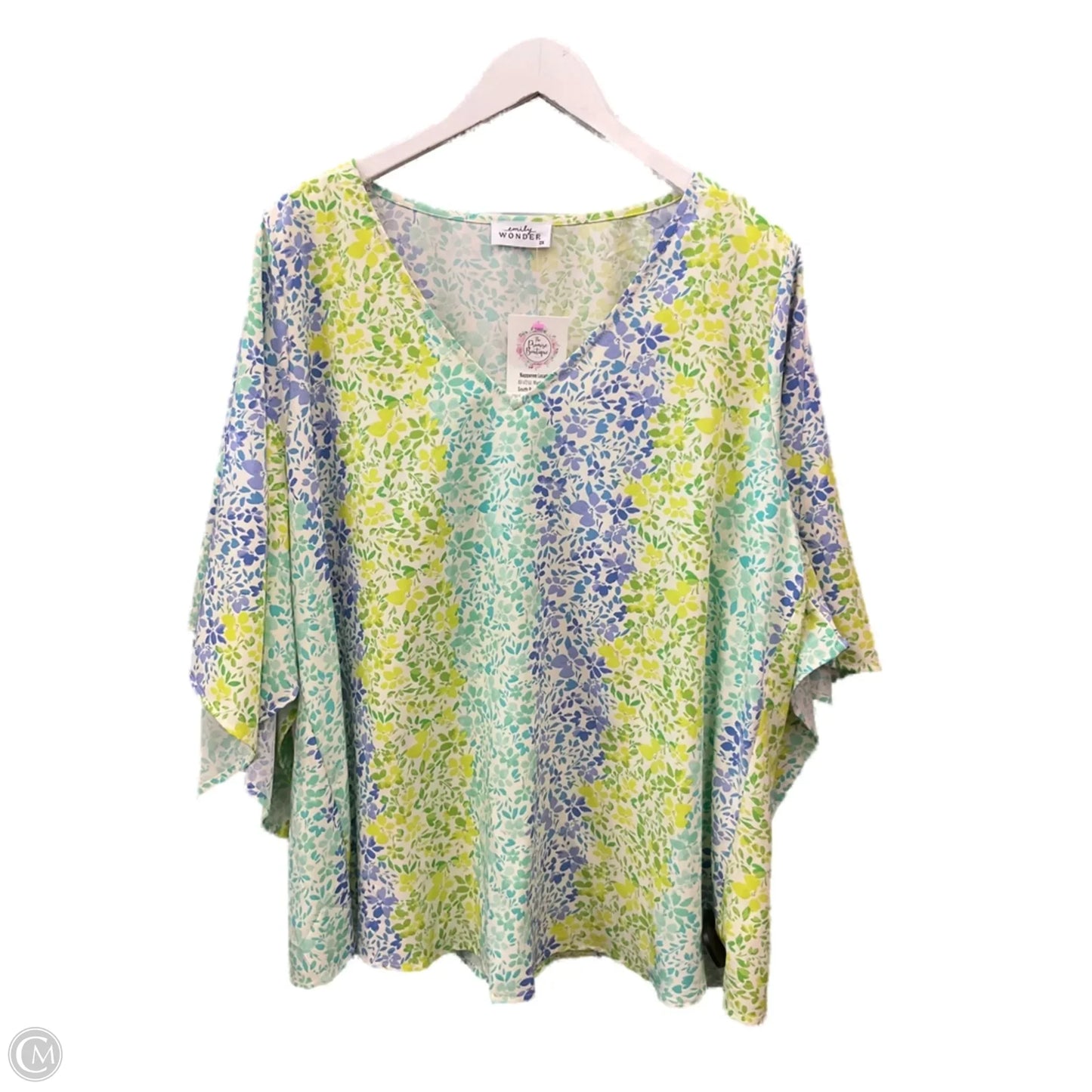 Kimono By Clothes Mentor In Blue, Size: Osfm