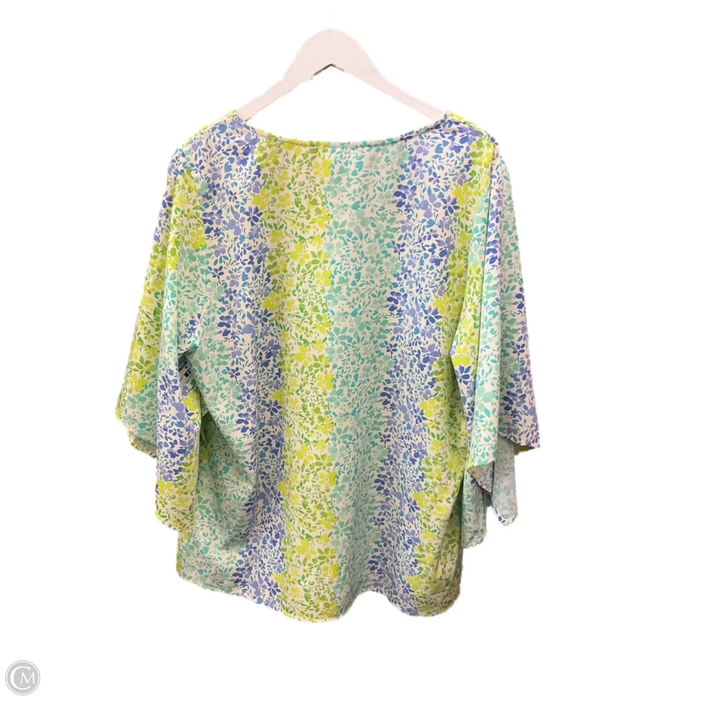 Kimono By Clothes Mentor In Blue, Size: Osfm