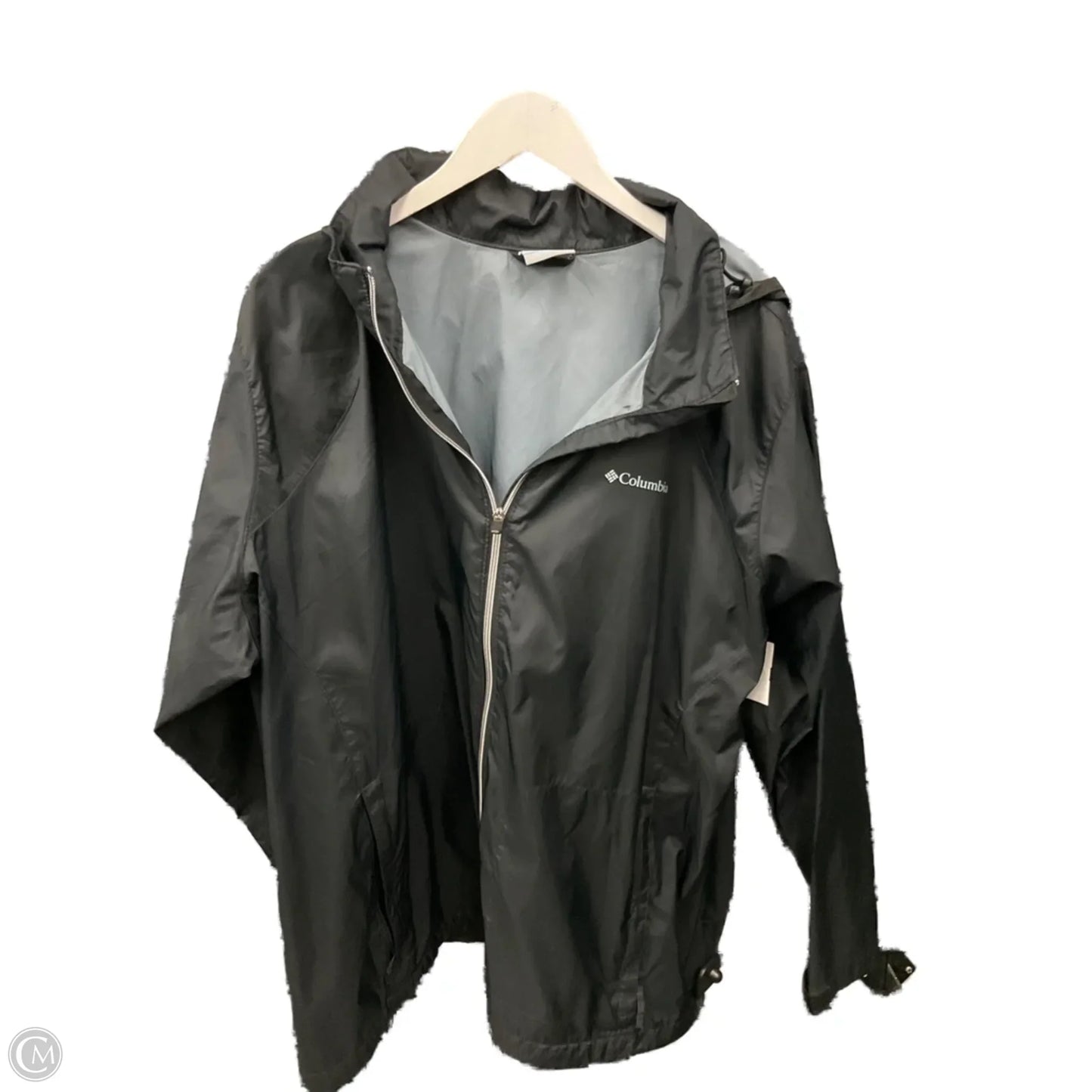 Jacket Windbreaker By Columbia In Black, Size: 3x