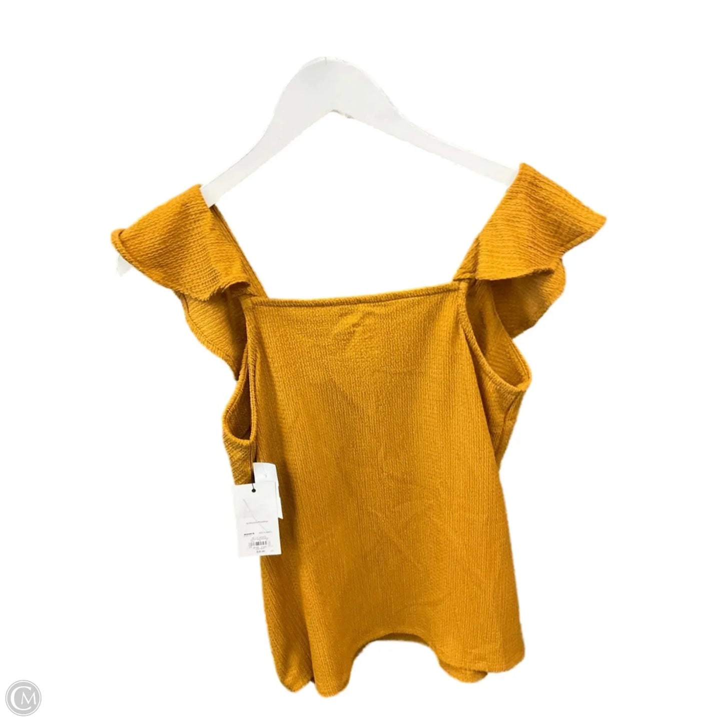 Top Sleeveless By Nine West In Gold, Size: Xs