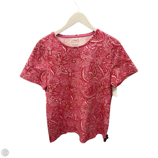 Top Sleeveless By Talbots In Pink, Size: L