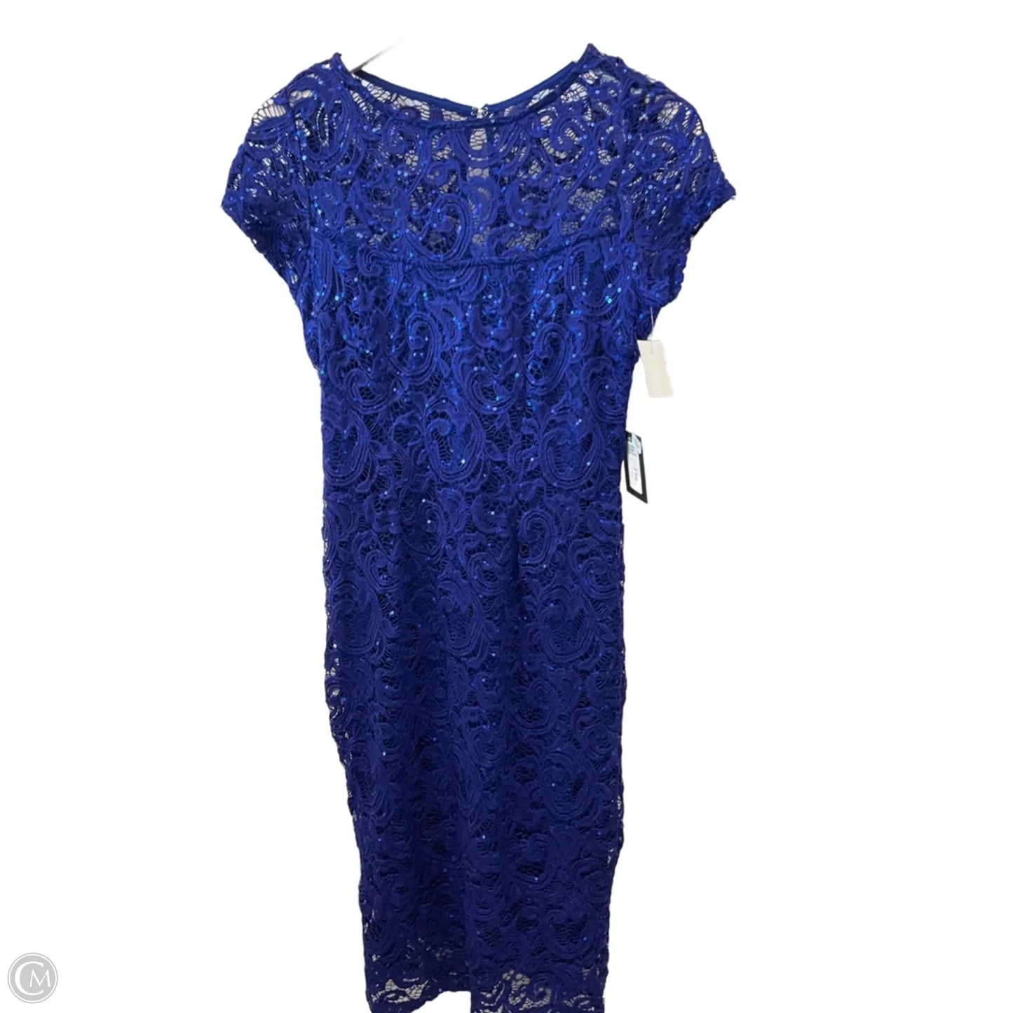 Dress Party Midi By Marina In Blue, Size: S