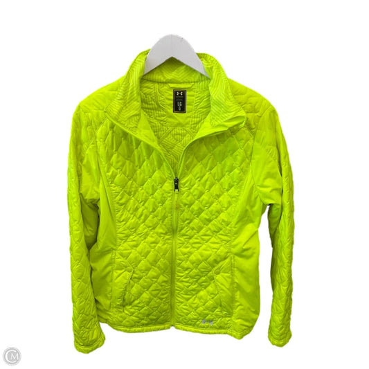 Jacket Puffer & Quilted By Under Armour In Green, Size: L