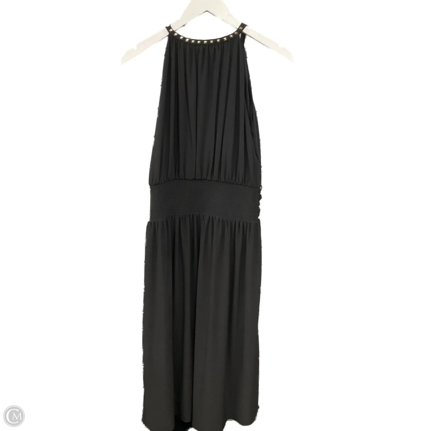 Dress Casual Midi By White House Black Market In Black, Size: M