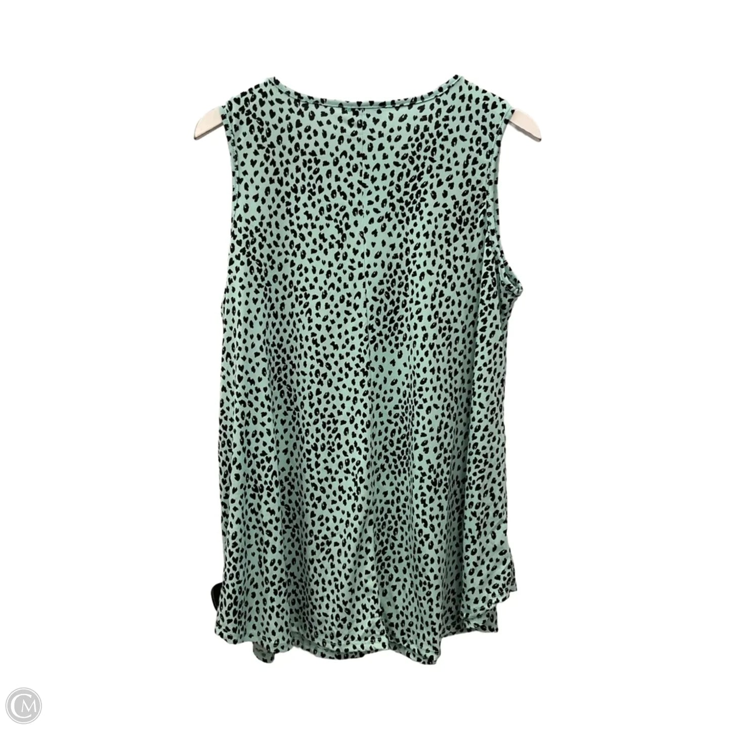 Top Sleeveless By Heimish Usa In Aqua, Size: 1x
