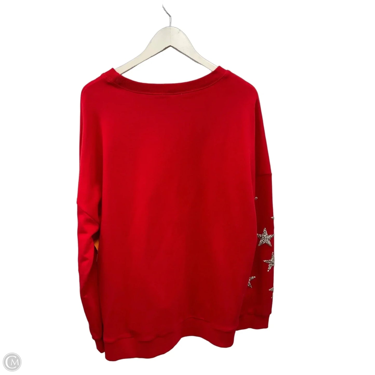 Top Long Sleeve By Clothes Mentor In Red, Size: 1x