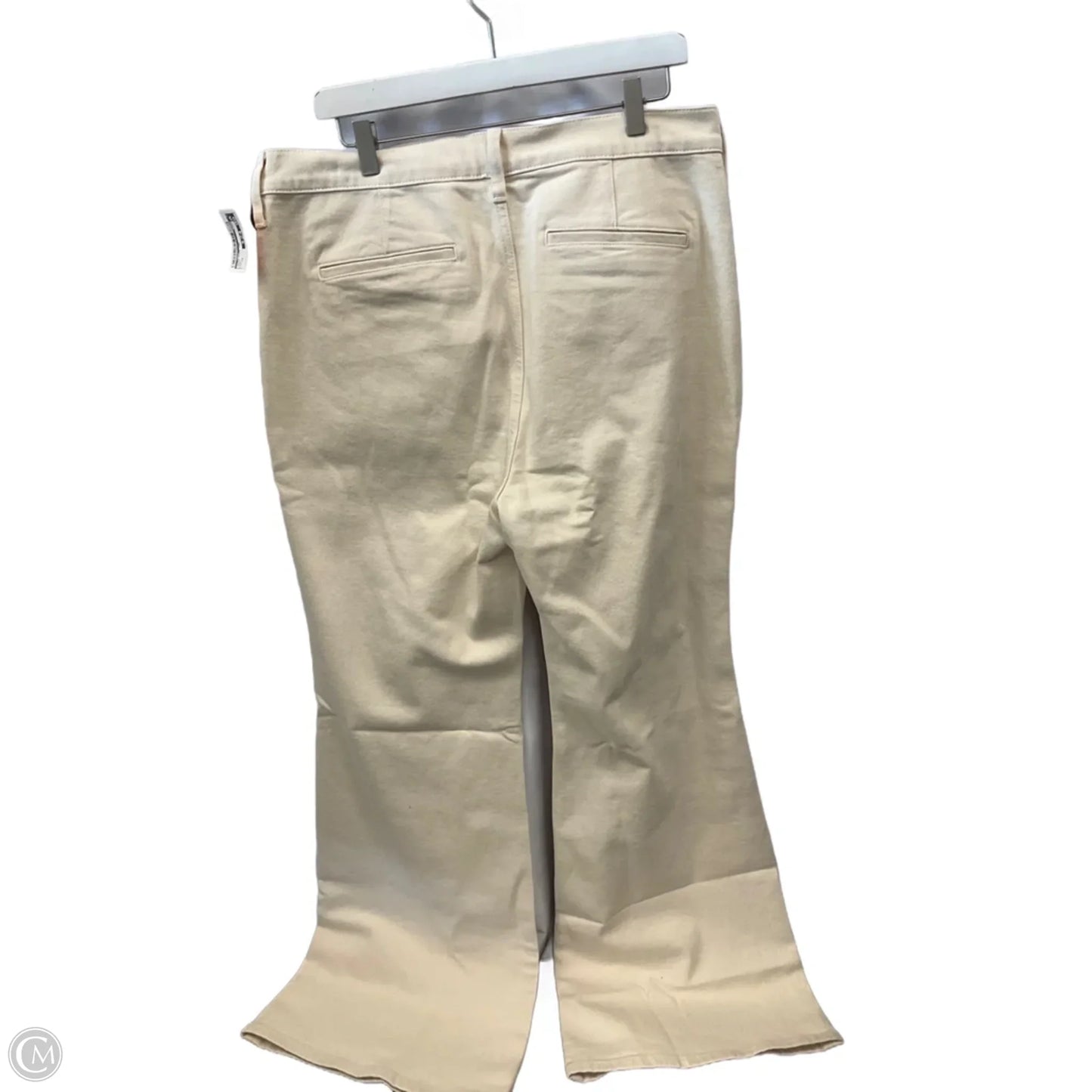 Jeans Wide Leg By J. Crew In Cream, Size: 14