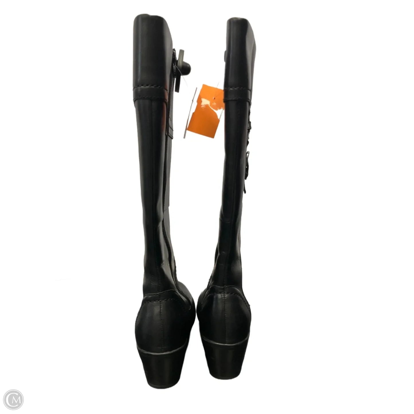 Boots Mid-calf Heels By Clarks In Black, Size: 6