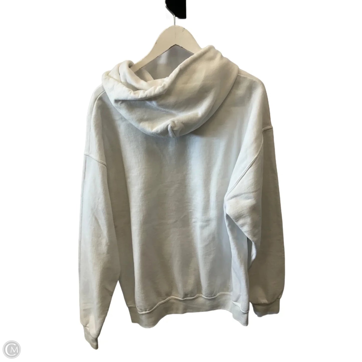 Sweatshirt Hoodie By Disney In White, Size: Xl