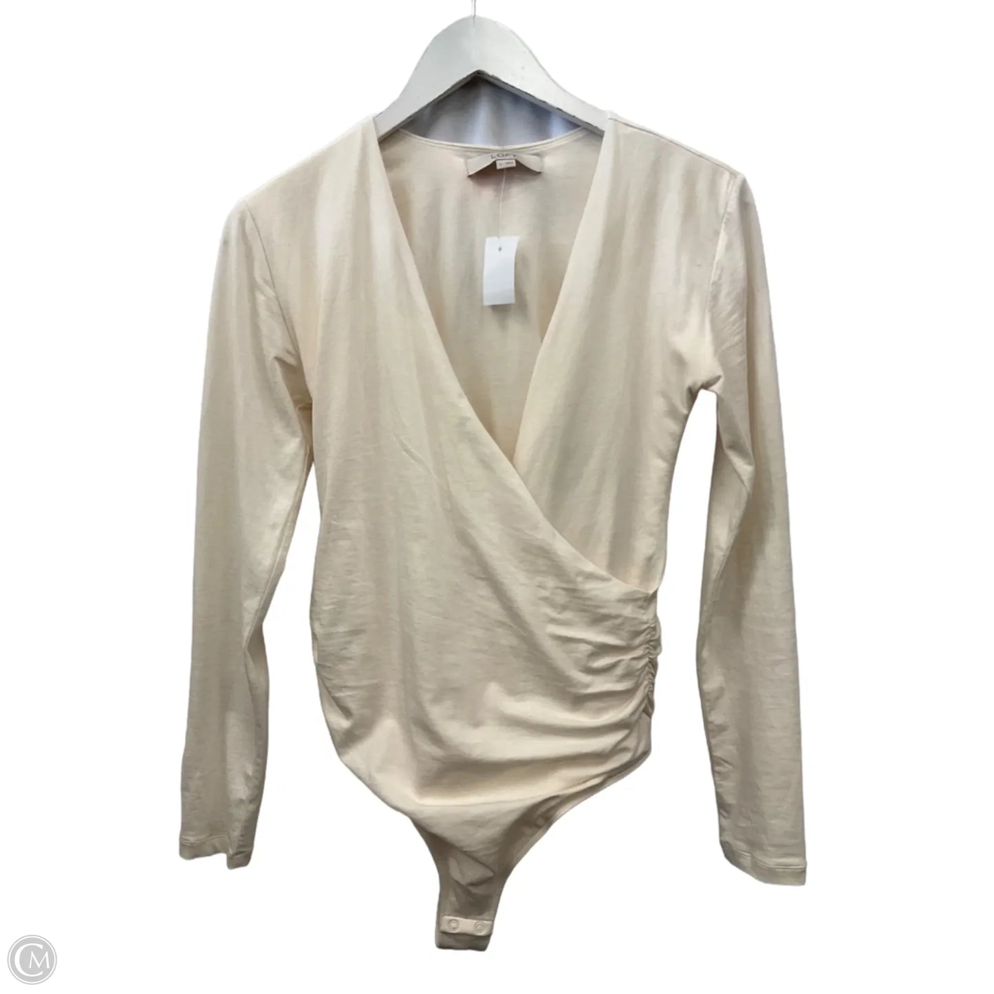 Bodysuit By Loft In Cream, Size: S