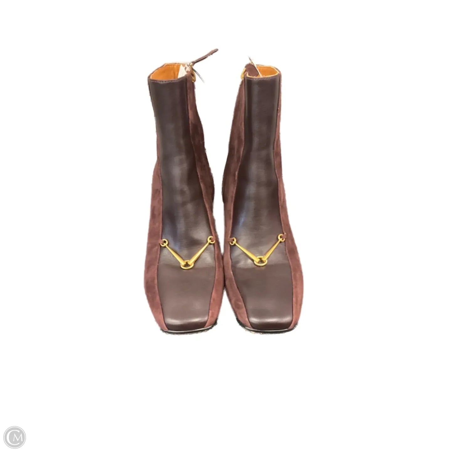 Boots Designer By Tory Burch In Maroon, Size: 8