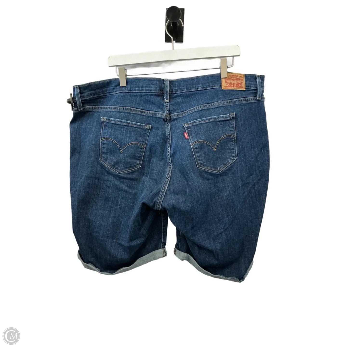 Shorts By Levis In Blue Denim, Size: 22