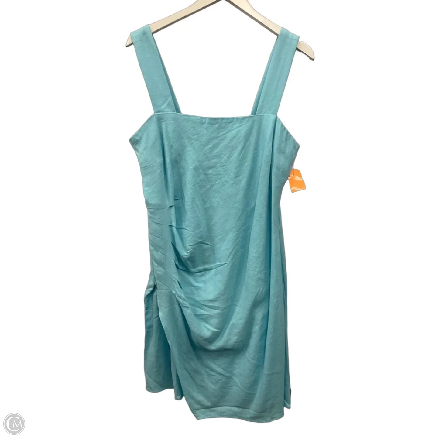Dress Casual Midi By Ann Taylor In Blue, Size: M
