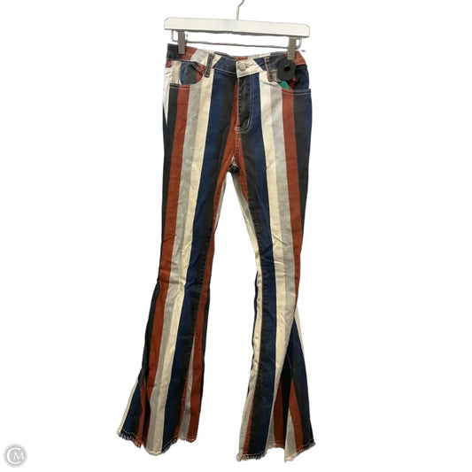 Jeans Flared By Clothes Mentor In Multi-colored, Size: 8