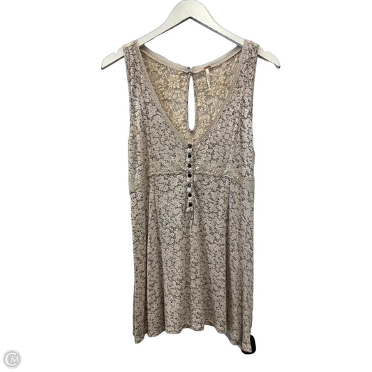 Top Sleeveless By Free People In Pink, Size: L