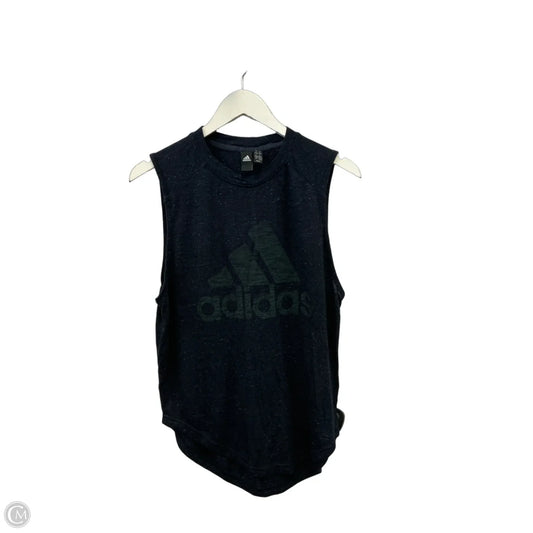Athletic Tank Top By Adidas In Navy, Size: S