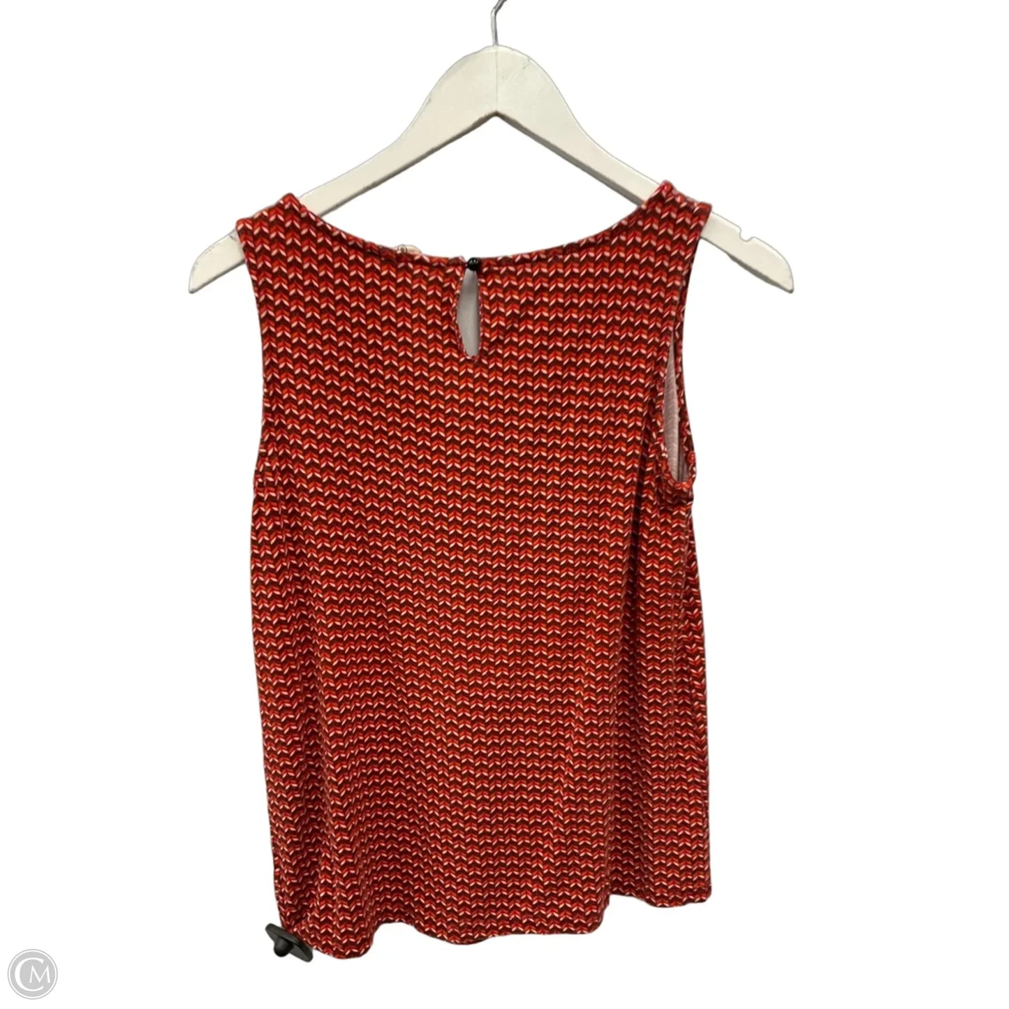 Top Sleeveless By Clothes Mentor In Orange, Size: S