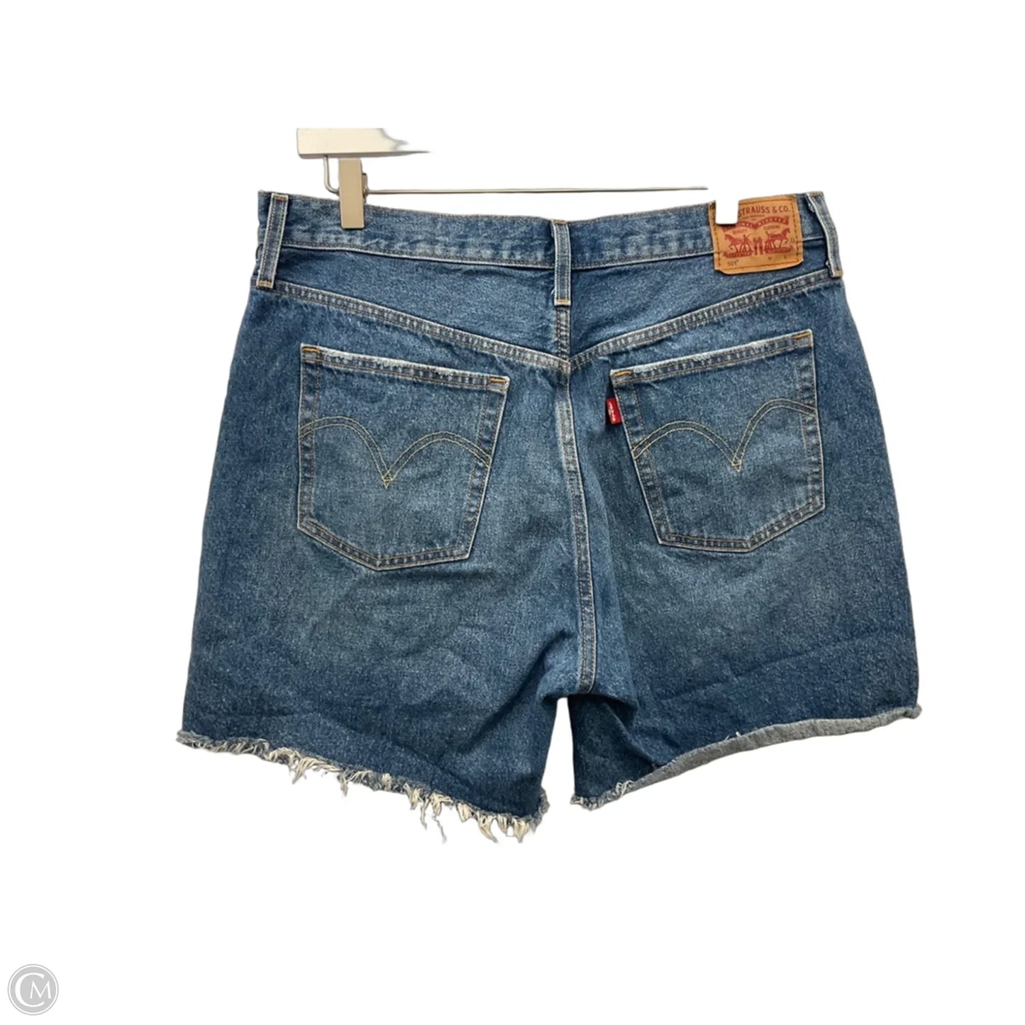 Shorts By Levis In Blue Denim, Size: 16