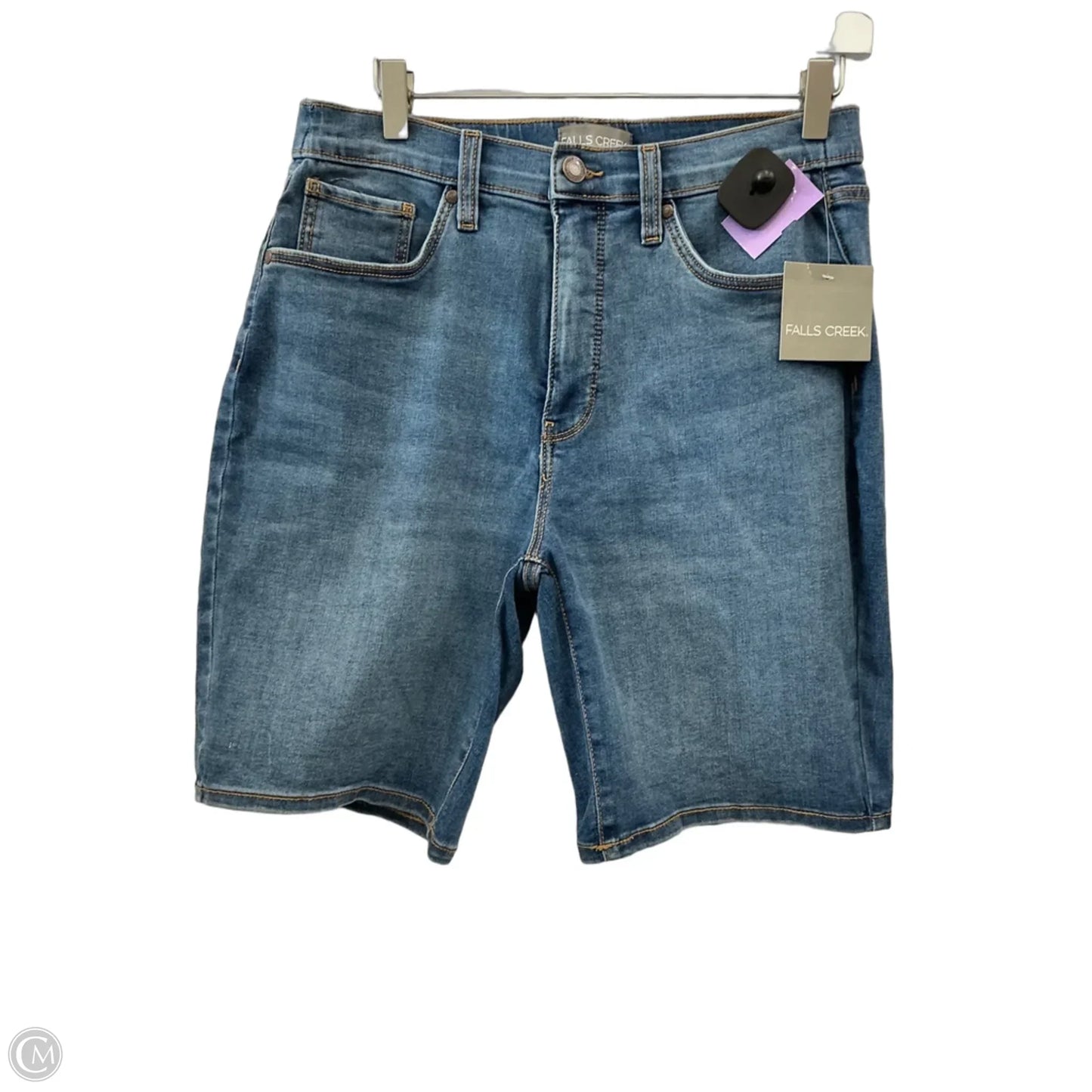 Shorts By Falls Creek In Blue Denim, Size: 12