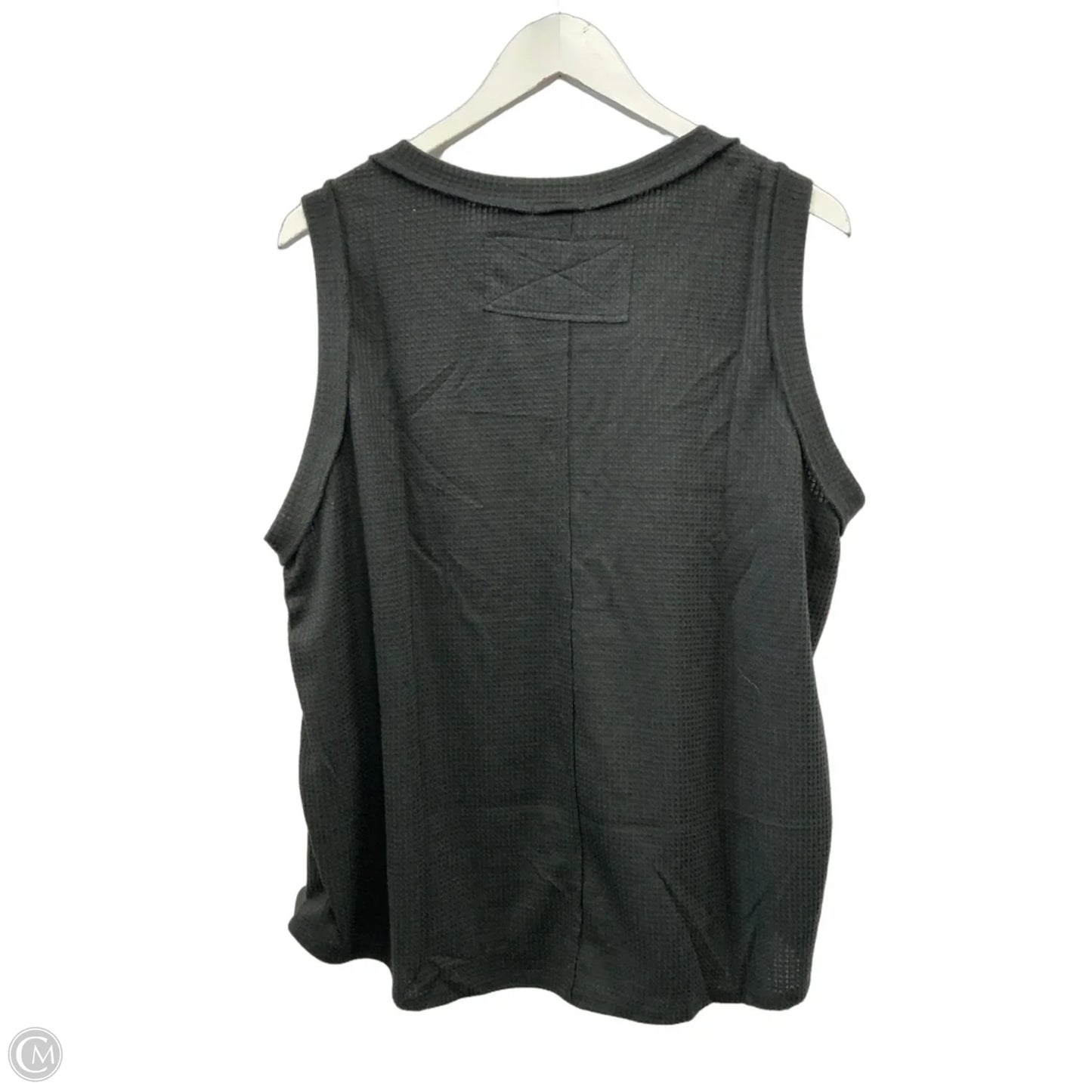 Top Sleeveless By Andree By Unit In Black, Size: 1x