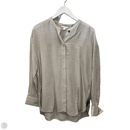 Blouse Long Sleeve By Cos In Cream, Size: M