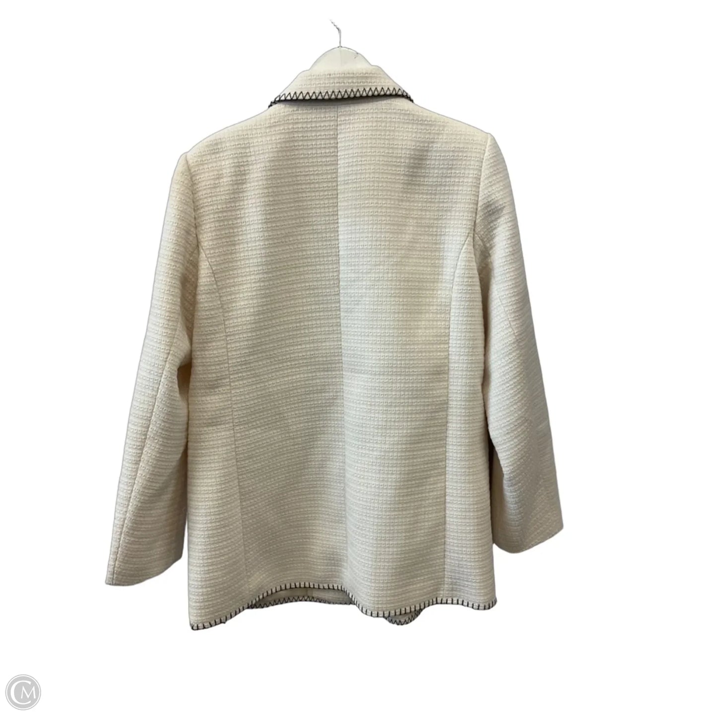 Blazer By Calligraphie In Cream, Size: L