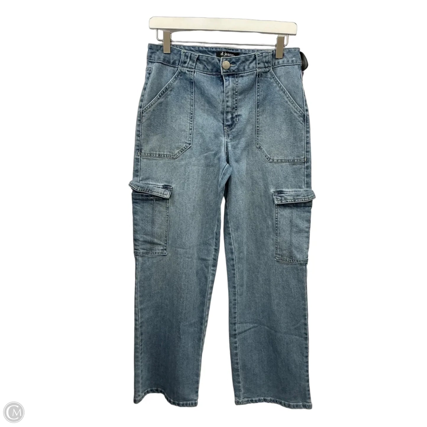 Jeans Wide Leg By D Jeans In Blue Denim, Size: 6