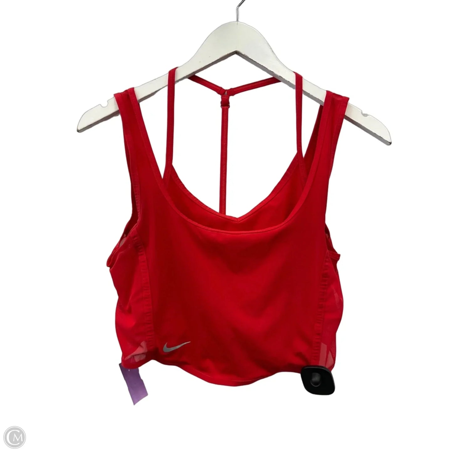 Athletic Bra By Nike In Red, Size: M